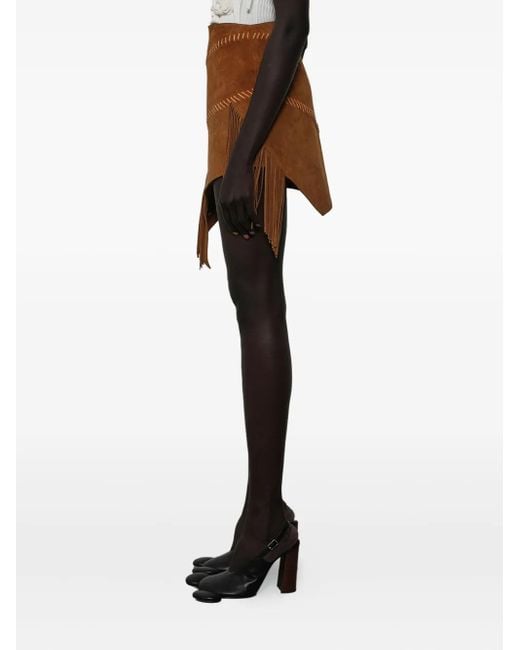 Coperni スエード スカート Brown