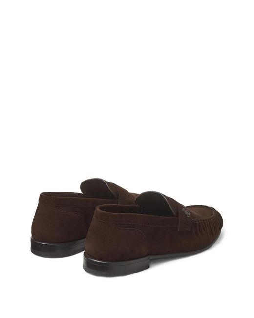 Jimmy Choo Ellis Loafer Mit Logo in Brown für Herren