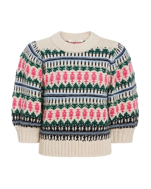 Marie Oliver Multicolor Gail Oberteil Mit Puffärmeln