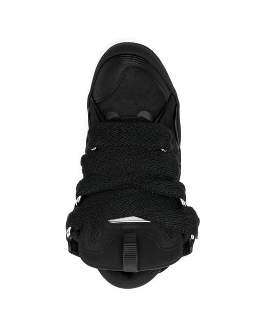 Lanvin Black Baskets Curb À Lacets for men