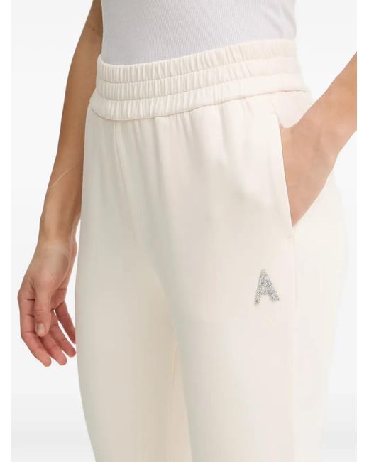ARMANI EXCHANGE Natural Logo-Patch Track Pants