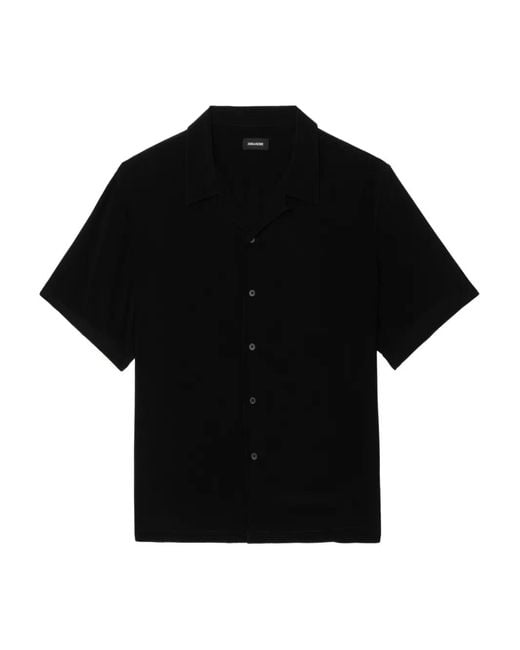 Zadig & Voltaire Black Slony Shirt for men