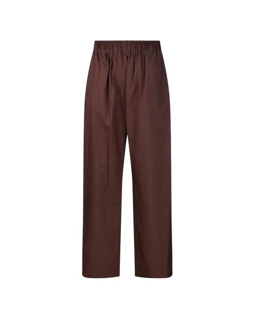 Thelatest Purple Pantalon Dora À Taille Élastique