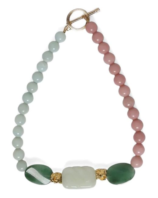 D'Estree Green Elizabeth Beaded Candies Necklace