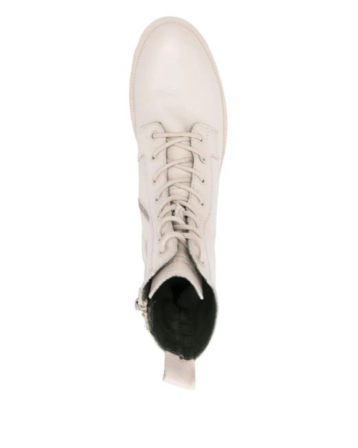 Botas con suela gruesa y cordones Marc O' Polo de color Natural