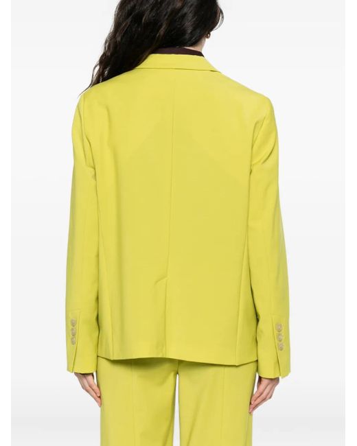 Marc O' Polo Blazer Met Enkele Rij Knopen in het Yellow