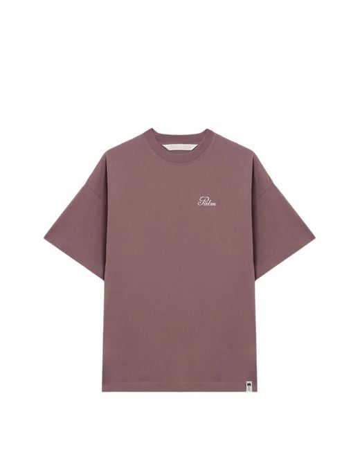 Palm Angels Purple Palm Sway Loose T-Shirt