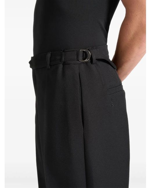 Manière De Voir Boris Hose mit Knopfmanschetten in Black für Herren