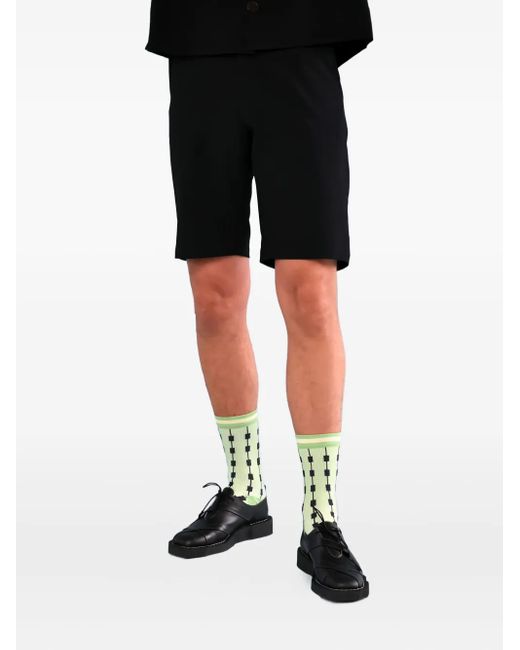 Henrik Vibskov Blue Welt-Pocket Shorts for men