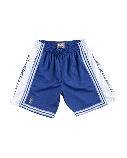 X Nba La Lakers Short Alternate Swingman 96-97 Mitchell & Ness pour homme en coloris Blue