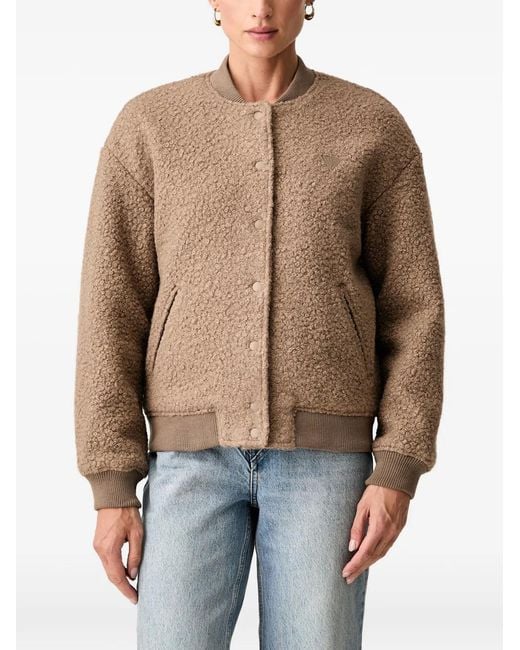 Guess Natural Faux-Sherpa Jacket