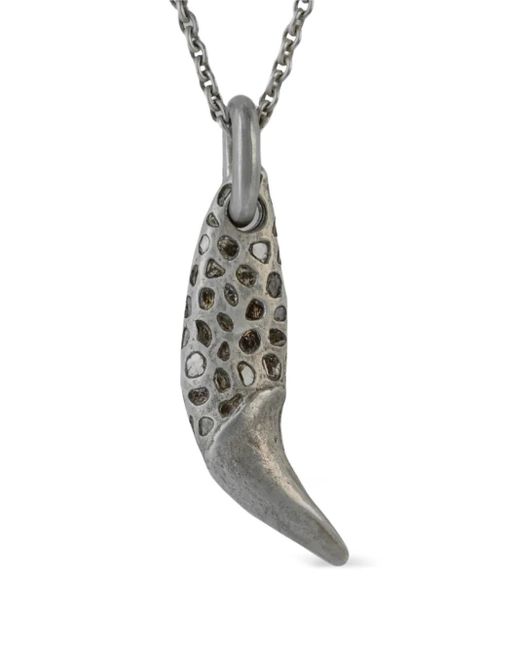 Parts Of 4 White Bear-Tooth Pavé Necklace
