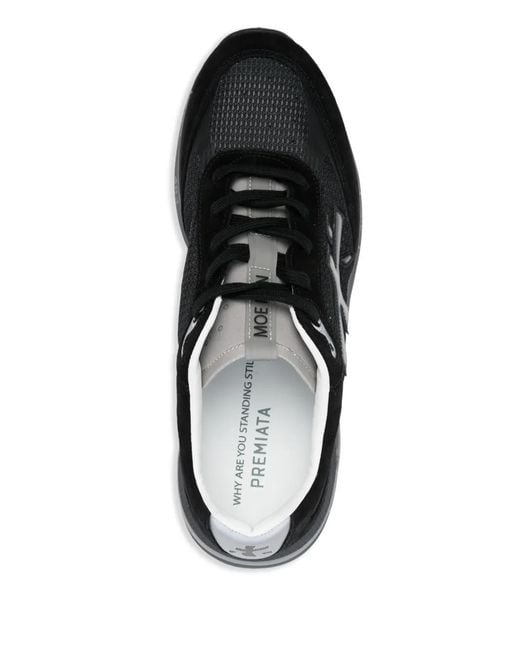 Premiata Black Moerun Sneakers for men