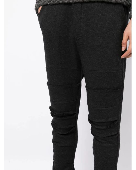 Private Stock Black The Joker Track Pants for men