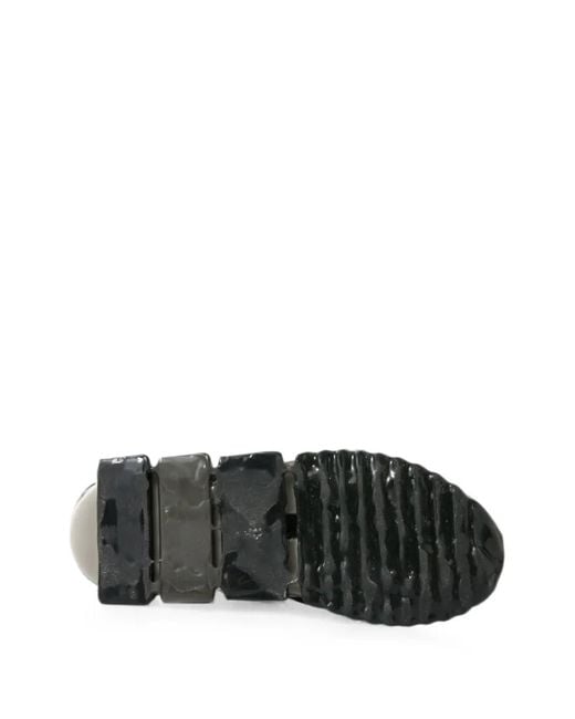 Dolce & Gabbana Black Sorrento Logo-Print Sneakers for men