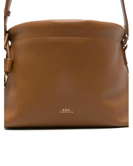 A.P.C. Natural Sac Porté Épaule Ninon À Lien De Resserrage