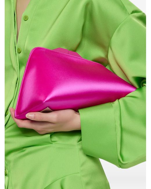 The Attico Pink 8.30Pm Clutch Bag