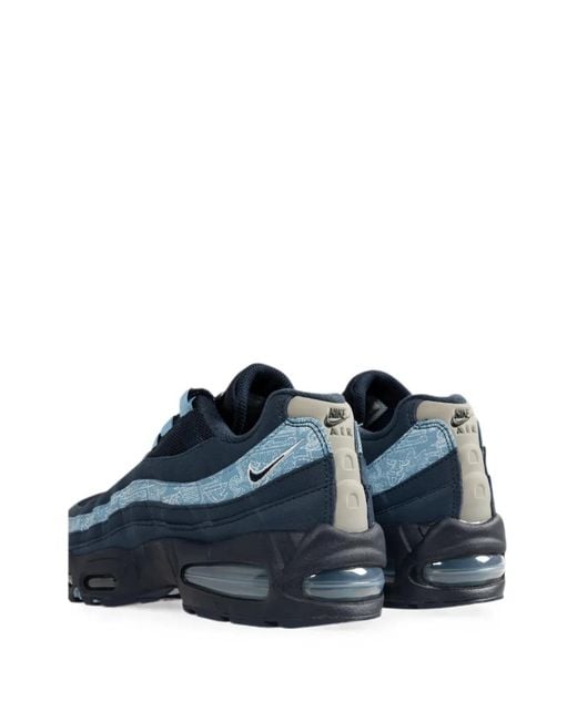 Nike Blue Air Max 95 Big Bubble Se Sneakers for men