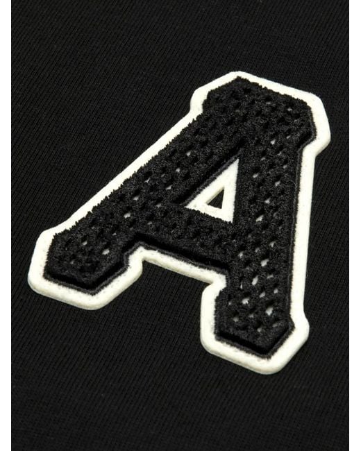 Aape By A Bathing Ape Black Logo-Patch Layered-Effect T-Shirt for men