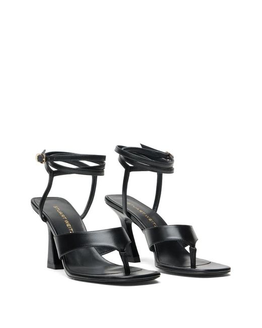 Stuart Weitzman Black 8.5Cm Vinnie Sandals