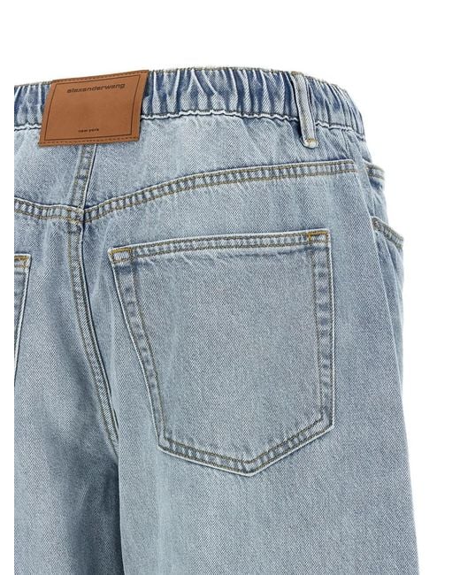 Alexander Wang Blue Balloon Jogger Jeans