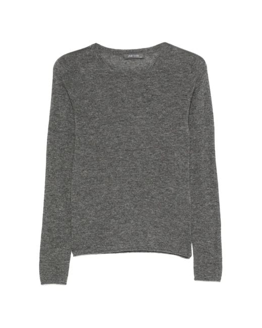 Philo-Sofie Cashmere Gray Fine-Knit Top