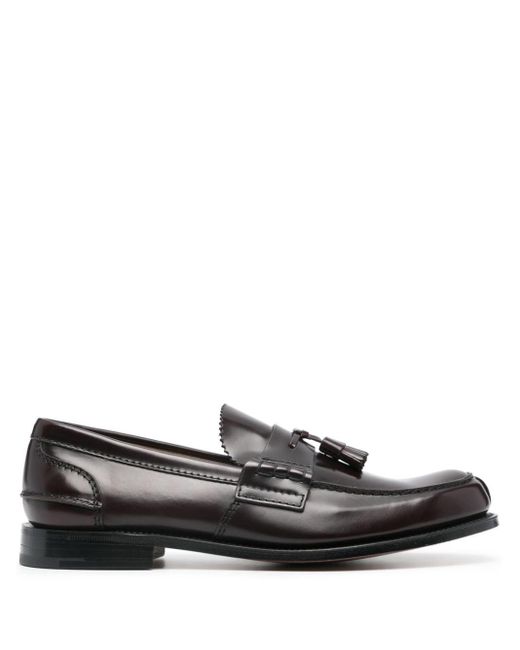 Church's Black Tiverton Leather Loafers for men