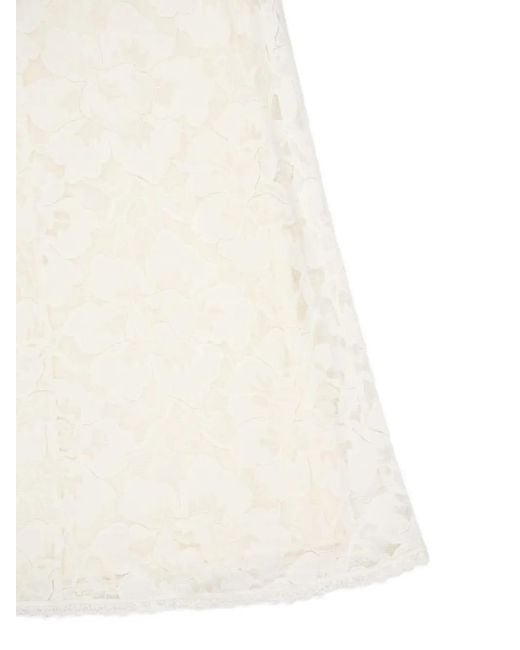Zimmermann White Lace-Culotte Trousers