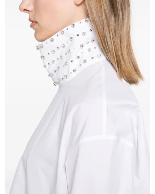 Fabiana Filippi White Poplin Shirt