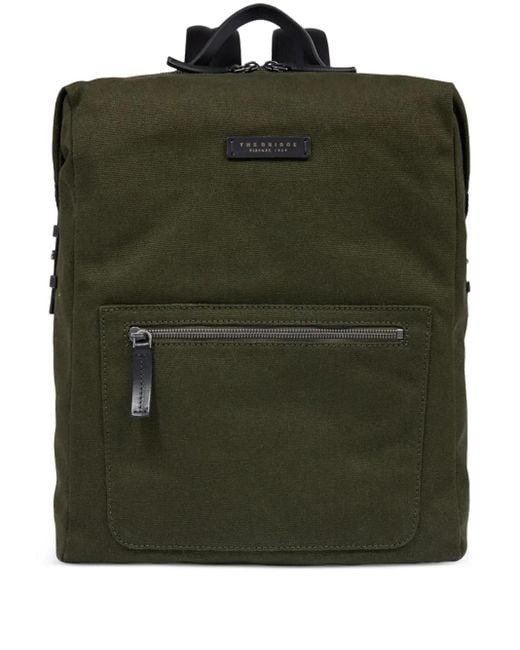 The Bridge Green Igor Backpack for men