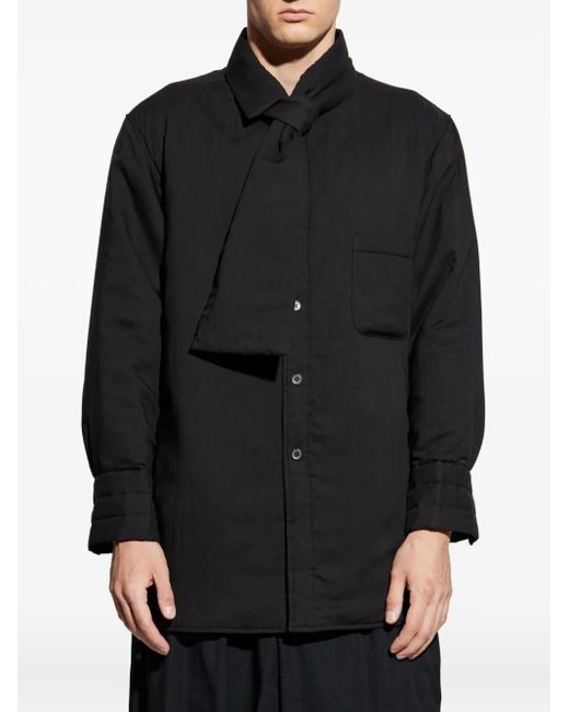 Yohji Yamamoto Black Layered Pocket Shirt for men