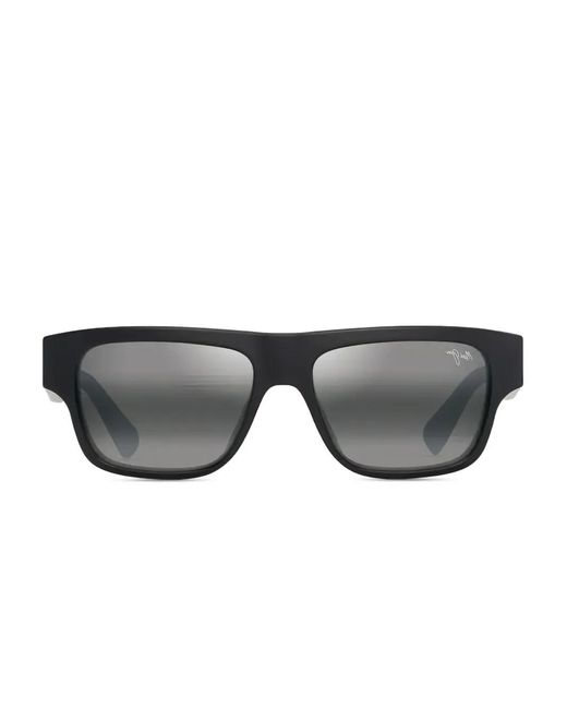 Maui Jim Gray Kokua Square-Frame Sunglasses