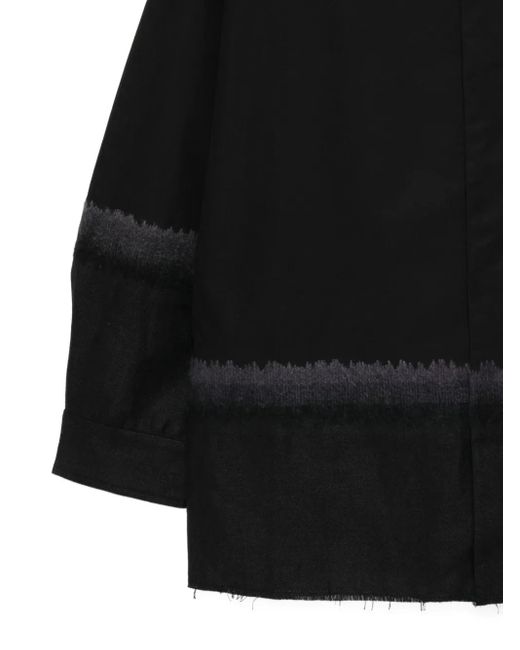 CROQUIS Black Cotton Shirt for men