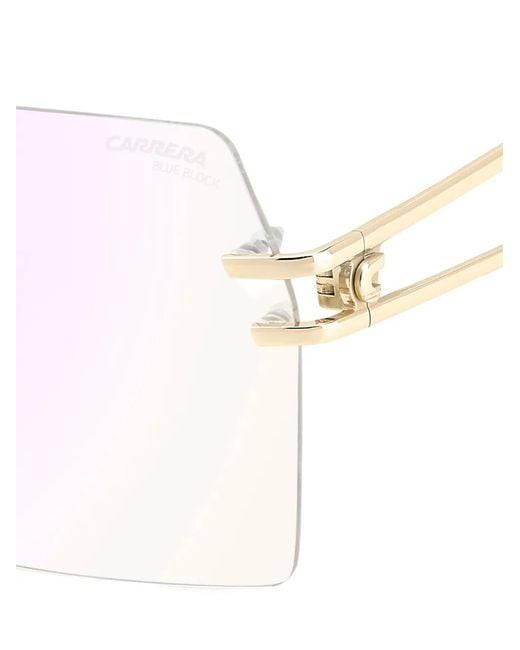 Carrera Pink Geometric-Frame Glasses