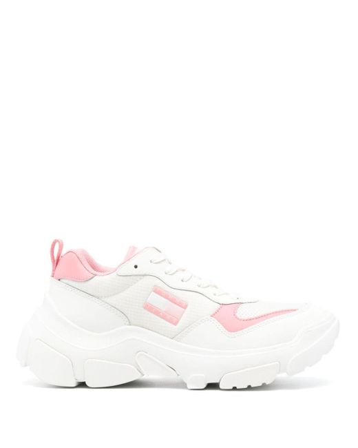 Tommy Hilfiger Hybrid Chunky Sneakers in het White