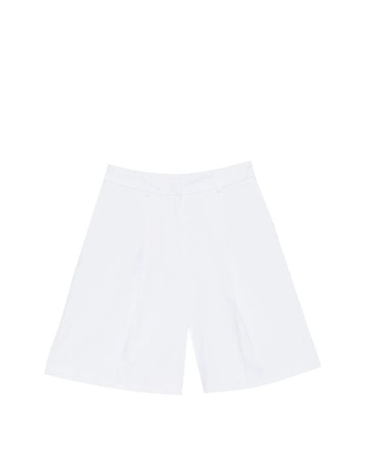 J.Lindeberg White Suni Shorts