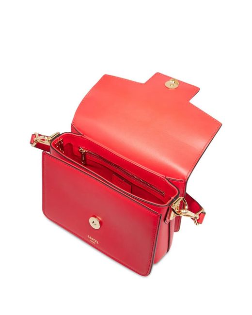 Lancel Pink Mini Leather Shoulder Bag