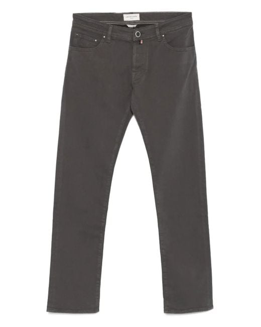 Jacob Cohen Gray Five-Pocket Trousers for men
