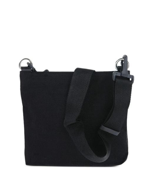 Neil Barrett Black Logo-Patch Shoulder Bag for men