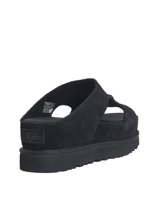 Ugg Blue 'Goldenstar Hi' Suede Slippers