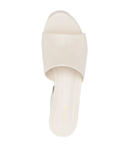 Larroude Natural 100Mm Miso Sandals