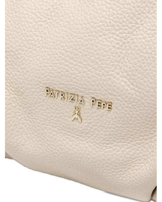 Patrizia Pepe Natural Bubble Drawstring-Detail Bag