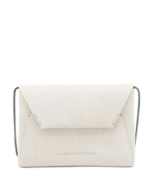 Brunello Cucinelli Natural Bc Duo Clutch Bag