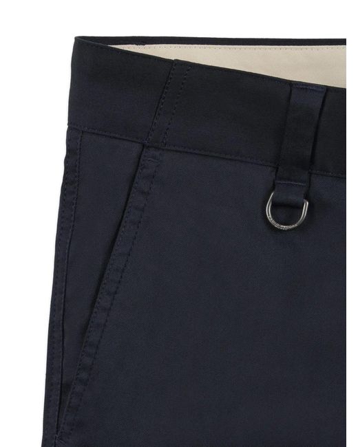Paolo Pecora Blue Pantalon Chino Ample for men