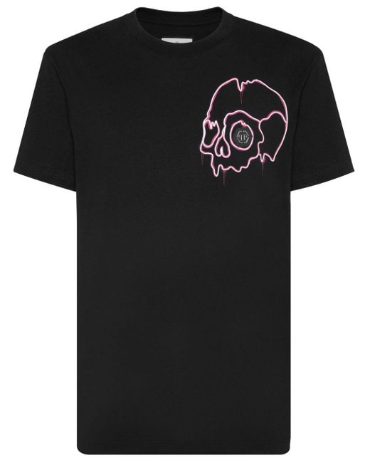 Philipp Plein T-shirt Met Print in het Black voor heren