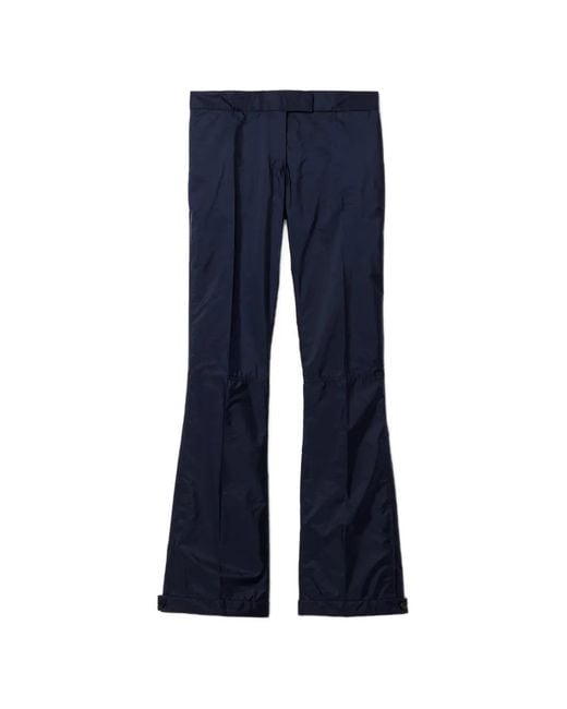 Miu Miu Blue Pantalon De Ski À Empiècements Contrastants