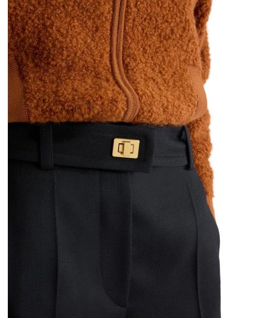 Patou Blue Ausgestellte Lock Hose