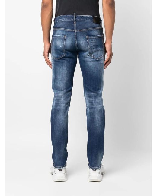DSquared² Blue Jeans Cotton Elastane Coolguy for men