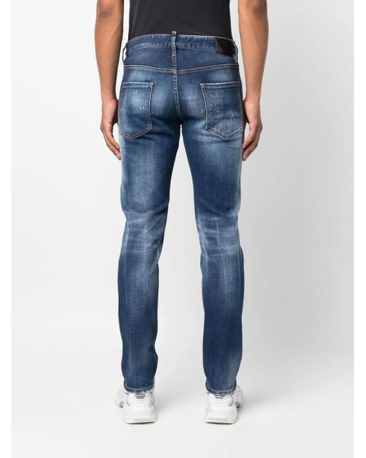 DSquared² Blue Jeans Cotton Elastane Coolguy for men