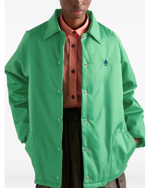 Prada Green Re-Nylon Blouson Jacket